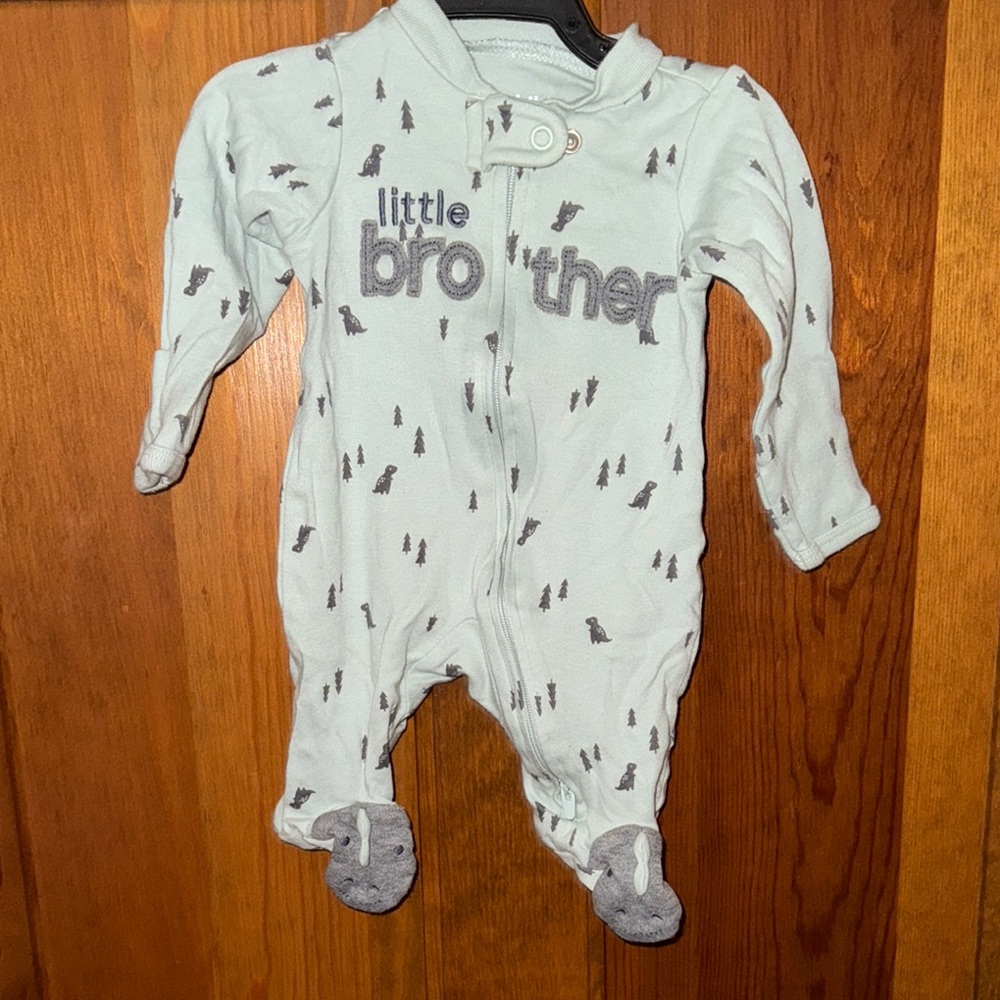 Little Brother Dino Onsie 3 for $12
